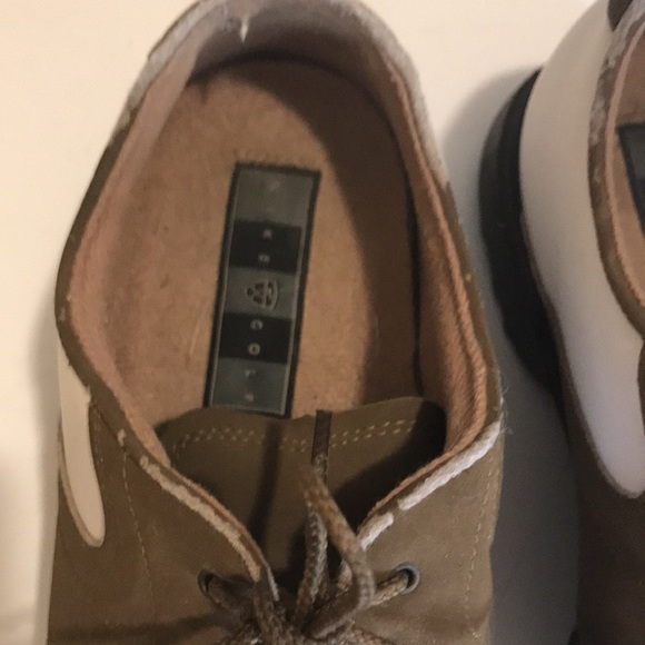 ⛳️ Nike Air Kempshell Last Comfort Saddle Brown and White Golf Cleats Size 10 - Picture 8 of 13